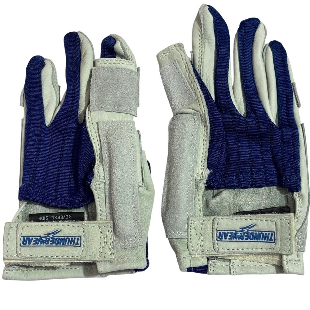VTG THUNDERWEAR Blue Motocross Gloves XS Off-Road Racing